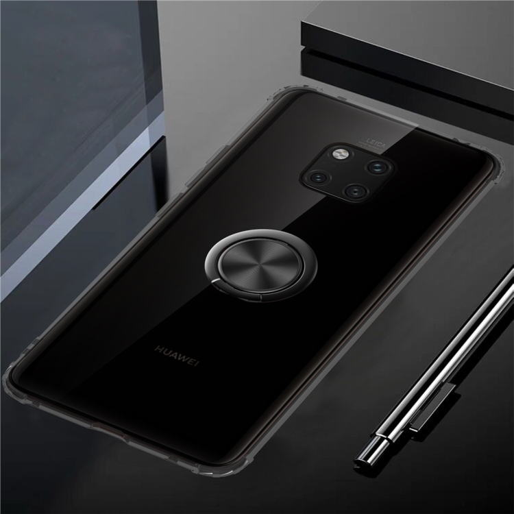 

Ultra-thin TPU Protective Case for Huawei Mate 20 Pro , with 360 Degree Rotation Holder(Black)