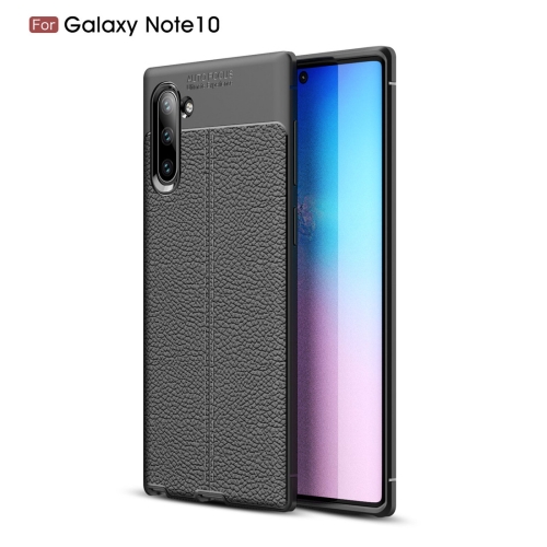 

Litchi Texture TPU Shockproof Case for Galaxy Note10(Black)