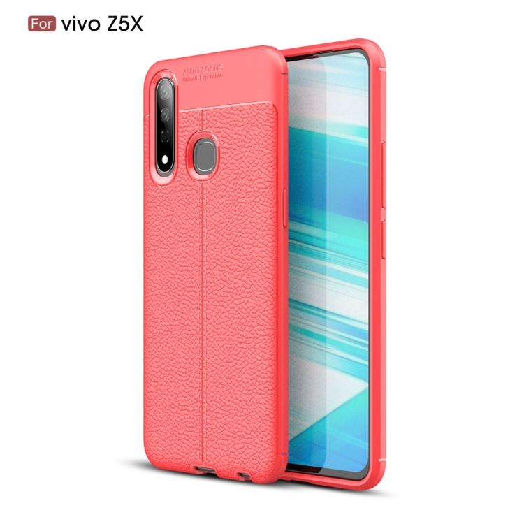 

Litchi Texture TPU Shockproof Case for VIVO Z5X(Red)