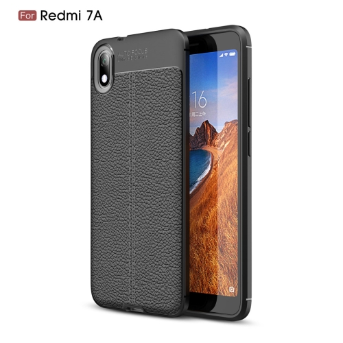 

Litchi Texture TPU Shockproof Case for Xiamo Redmi 7A(Black)