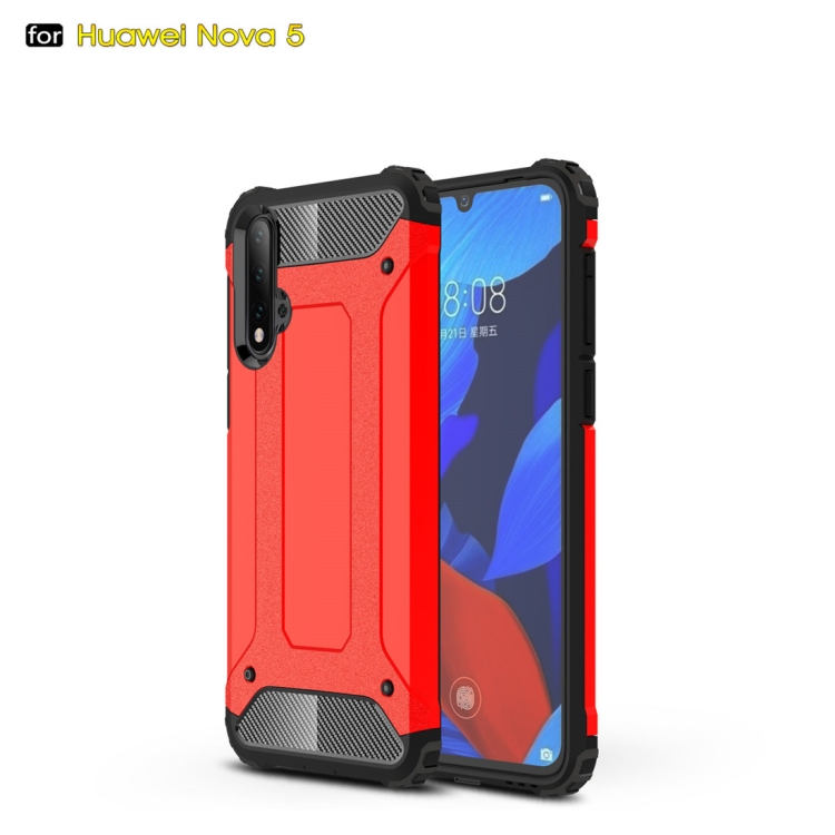 

Magic Armor TPU + PC Combination Case for Huawei Nova 5(Red)