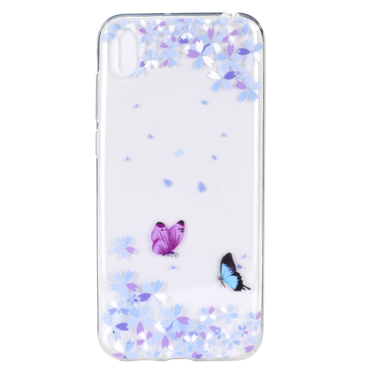 

Stylish and Beautiful Pattern TPU Drop Protection Case for Huawei Y5 2019(Flower butterfly)