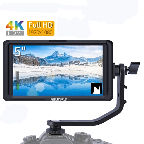 

Feelworld F5 4K HDMI 5 Inch IPS DSLR Camera Monitor Small HD Video Shooting Filmmaking Field Monitor Full HD 1920x1080