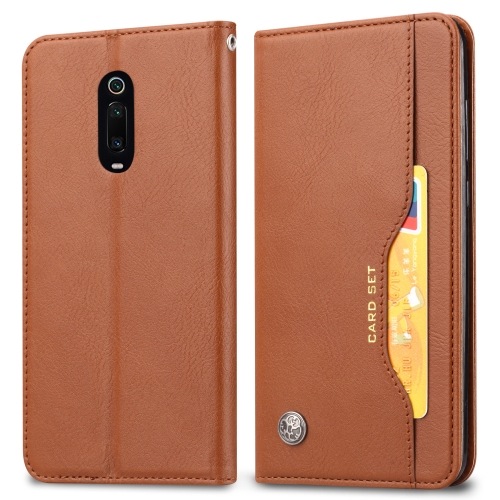 

Knead Skin Texture Horizontal Flip Leather Case for Xiaomi Redmi K20/K20 Pro /Xiaomi 9T/ Xiaomi 9T Pro, with Photo Frame & Holder & Card Slots & Wallet(Brown)