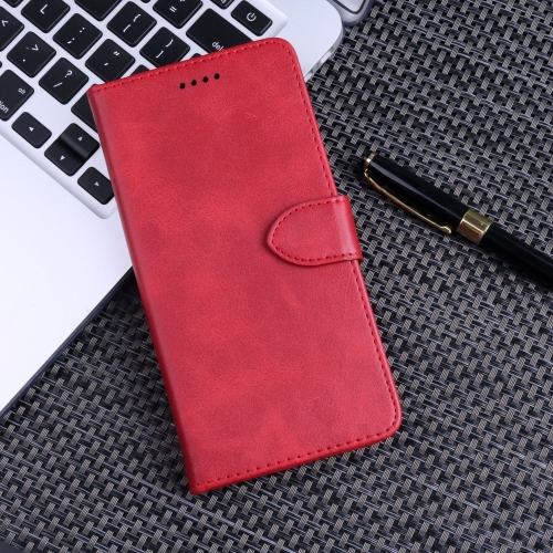

Calf Texture Horizontal Flip Leather Case for Umidigi A5 PRO, with Holder & Card Slots & Wallet(Red)