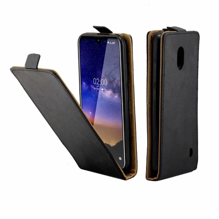 

Business Style Vertical Flip TPU Leather Case with Card Slot For Nokia2.2(black)