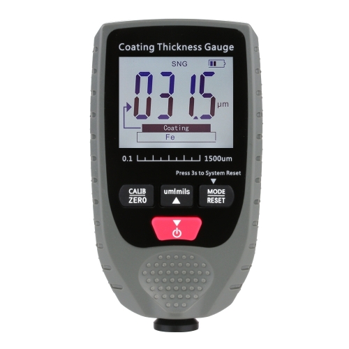 

GM998 Digital Thickness Gauges Paint Coating Thickness Gauge Car Thickness Gauges Tester With Backlight Film(Gray)