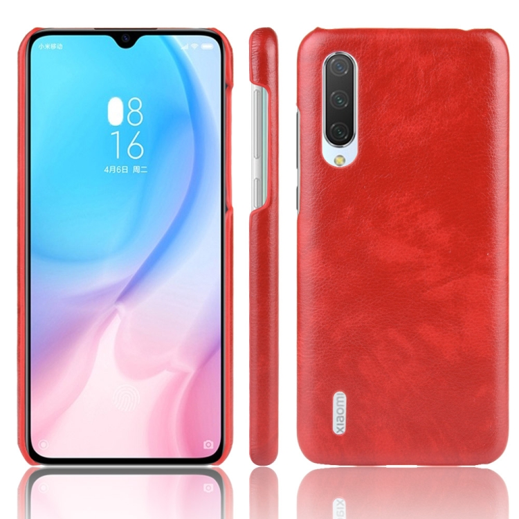 

Shockproof Litchi Texture PC + PU Case For Xiaomi Mi CC9/Xiaomi Mi CC9mt Meitu Edition(Red)