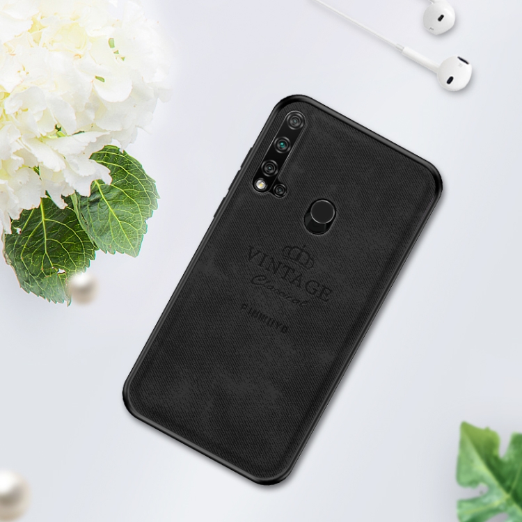 

PINWUYO Shockproof Waterproof Full Coverage PC + TPU + Skin Protective Case for Huawei Nova 5i / P20 Lite 2019(Black)