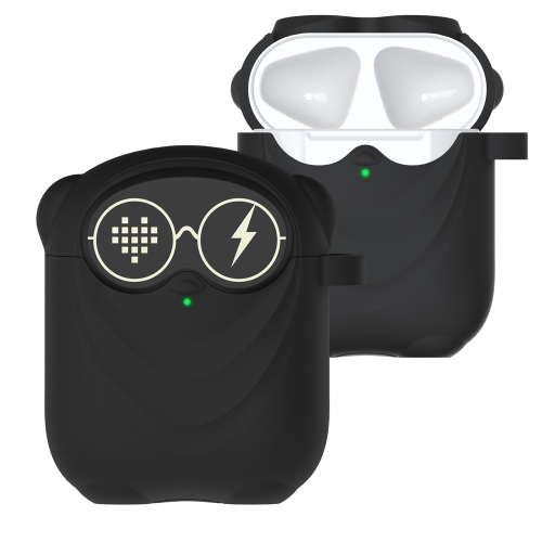 

Social Bear Airpods 1/2 Generation Universal Bluetooth Headphone Protective Case(black)