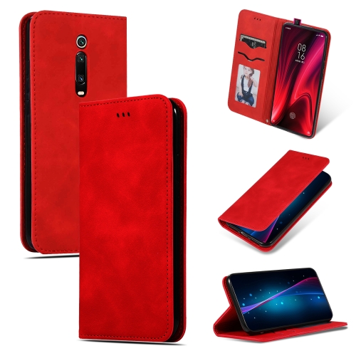 

Retro Skin Feel Business Magnetic Horizontal Flip Leather Case for Xiaomi Mi 9T / Mi 9T Pro / Redmi K20 / K20 Pro(Red)