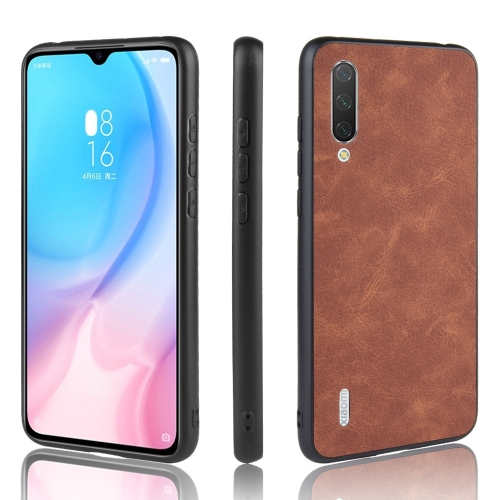 

Shockproof Sheep Skin PC + PU + TPU Case For Xiaomi Mi CC9e(Brown)