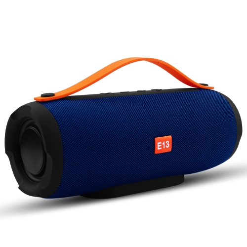 

E13 Mini Portable Wireless Bluetooth Speaker Stereo Speakerphone Radio Music Subwoofer Column Speakers with TF FM（Blue）