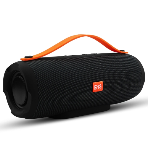 

E13 Mini Portable Wireless Bluetooth Speaker Stereo Speakerphone Radio Music Subwoofer Column Speakers with TF FM, RED:BLACK