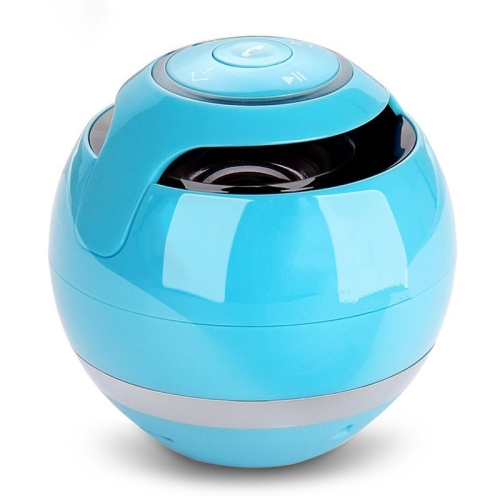 

T&G A18 Ball Bluetooth Speaker with LED Light Portable Wireless Mini Speaker Mobile Music MP3 Subwoofer Support TF (Blue)