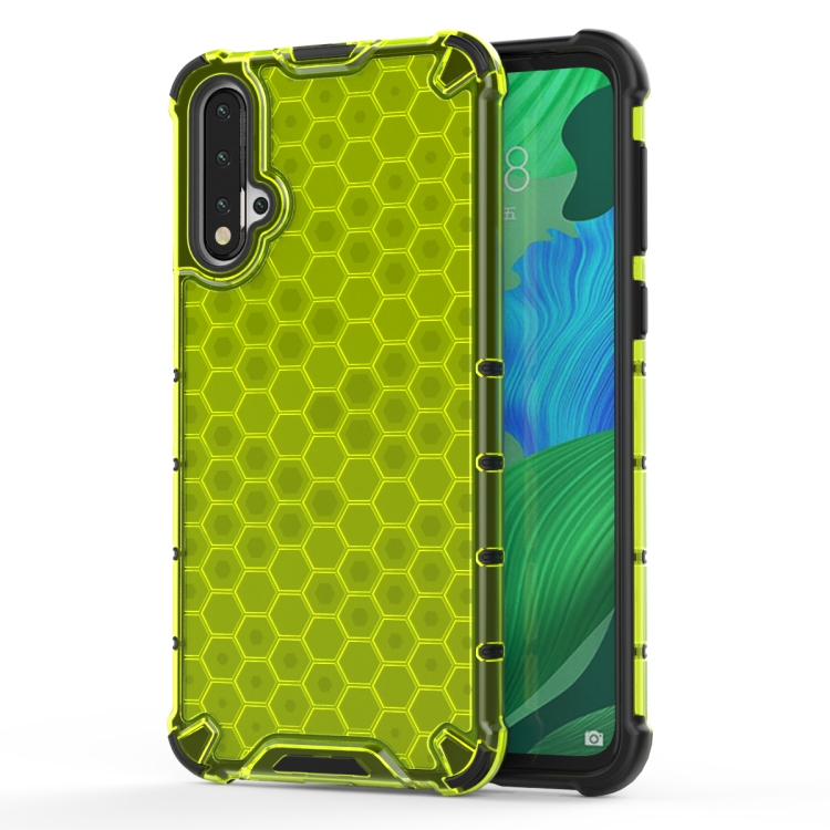 

Shockproof Honeycomb PC + TPU Case for Huawei Nova 5 / Nova 5 Pro(Green)