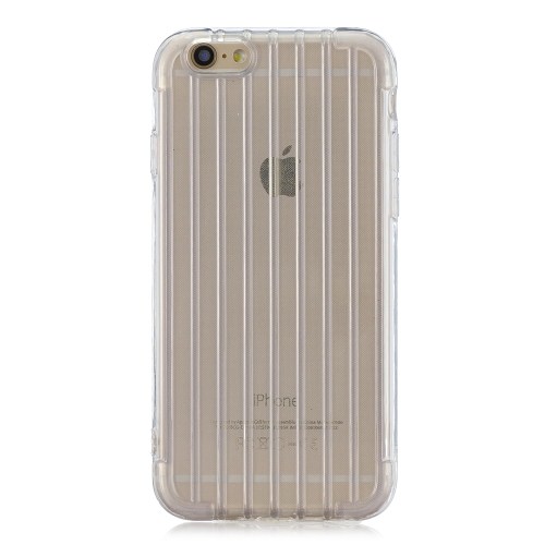 

Suitcase Style Striped Soft TPU Case for iPhone 6 Plus & 6s Plus(Transparent)