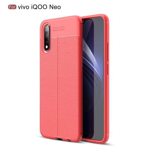 

Litchi Texture TPU Shockproof Case for VIVO iQOO Neo(Red)