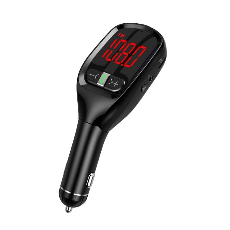 

New FM Transmitter Car Charger Car Bluetooth Mp3 Player Black