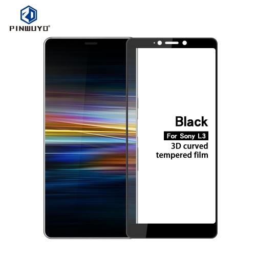 

PINWUYO 9H 3D Curved Tempered Glass Film for Sony Xperia L3(Black)