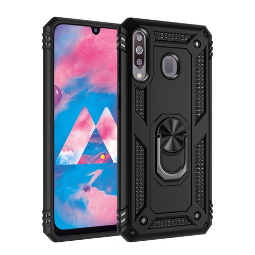 

Armor Shockproof TPU + PC Protective Case for Galaxy M30, with 360 Degree Rotation Holder(Black)