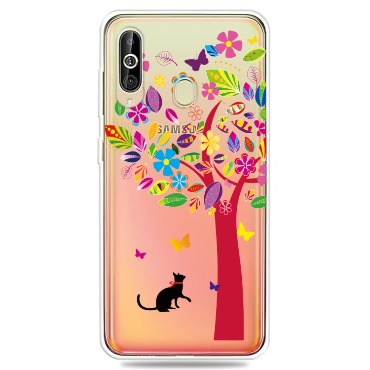 

Fashion Soft TPU Case 3D Cartoon Transparent Soft Silicone Cover Phone Cases For Galaxy A60(Colour Tree)