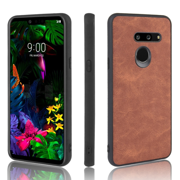 

Shockproof Sheep Skin PC + PU + TPU Case For LG G8 ThinQ(Brown)