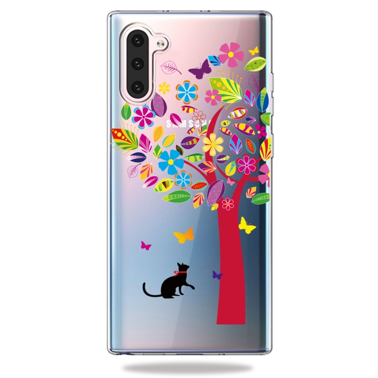 

Fashion Soft TPU Case 3D Cartoon Transparent Soft Silicone Cover Phone Cases For Galaxy Note10(Colour Tree)