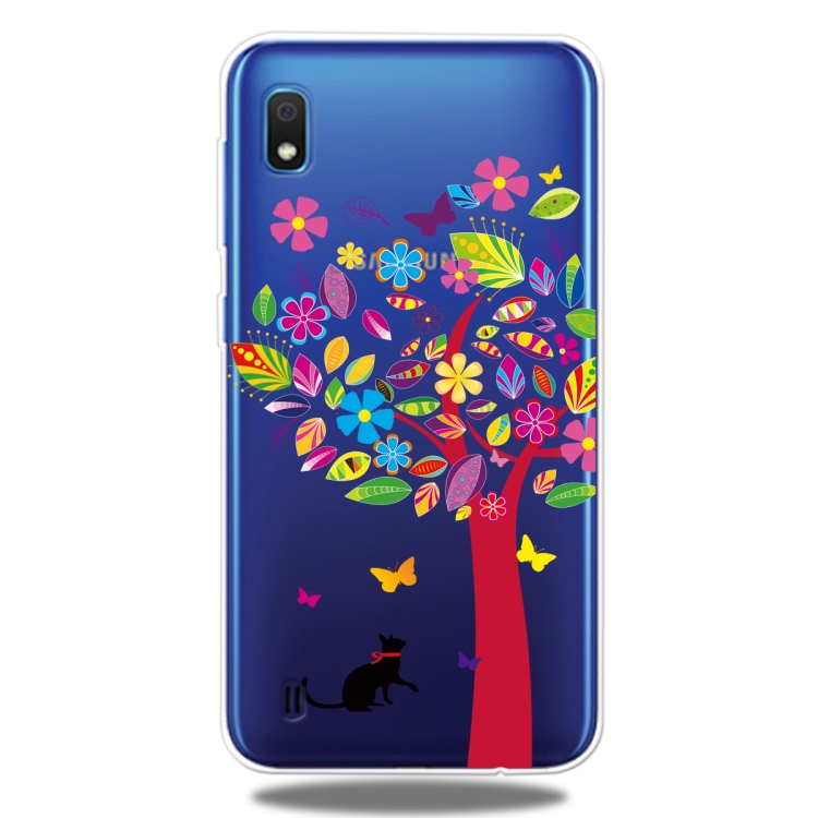 

Fashion Soft TPU Case 3D Cartoon Transparent Soft Silicone Cover Phone Cases For Galaxy A10(Colour Tree)