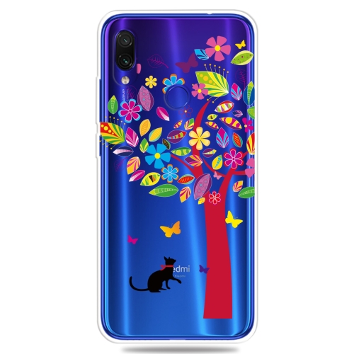 

Fashion Soft TPU Case 3D Cartoon Transparent Soft Silicone Cover Phone Cases For Xiaomi Redmi 7 / Y3(Colour Tree)
