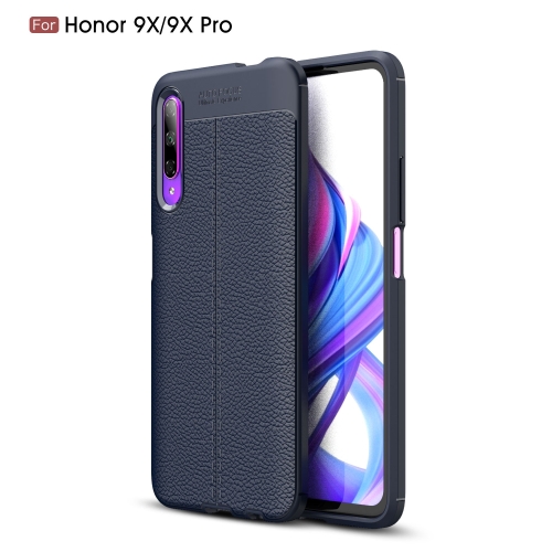 

Litchi Texture TPU Shockproof Case for Huawei Honor 9X / 9X Pro(Navy Blue)