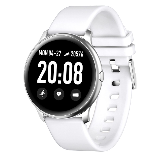 

KW19 1.3 inch TFT Color Screen Smart Watch,Support Call Reminder /Heart Rate Monitoring/Blood Pressure Monitoring/Sleep Monitoring/Blood Oxygen Monitoring(White)