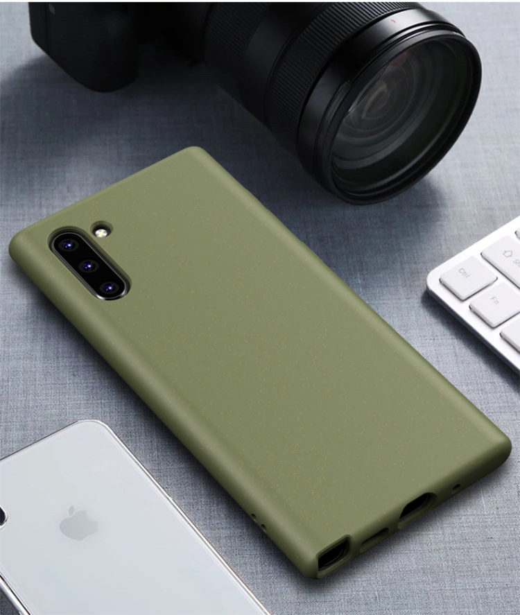 

Starry Series Shockproof Straw Material + TPU Protective Case for Galaxy Note 10(Dark Green)
