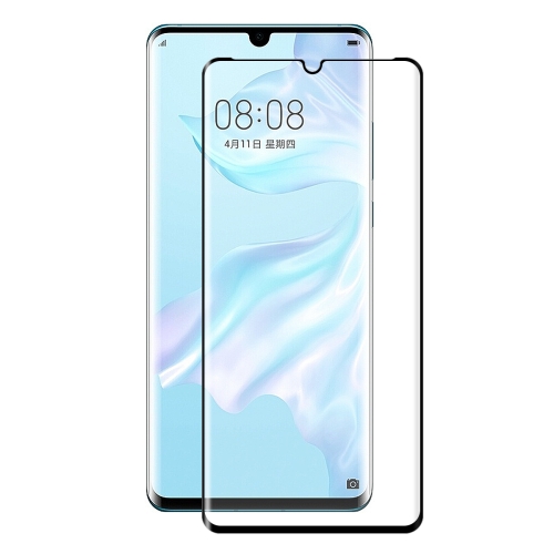 

ENKAY Hat-Prince 3D Full Screen Electroplating PET Curved Heat Bending HD Screen Protector Black for Huawei P30 Pro