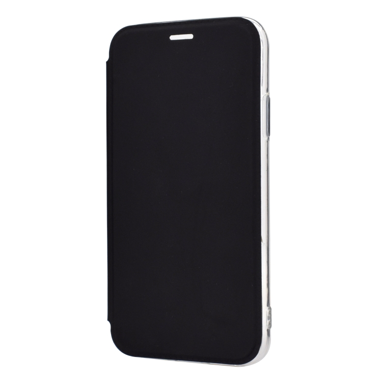 

Solid Color Plain PU + TPU Mirror Leather Case for iPhone XIR 2019(Black)
