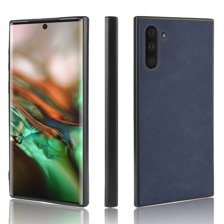 

Shockproof Sheep Skin PC + PU + TPU Case For Galaxy Note10(Blue)