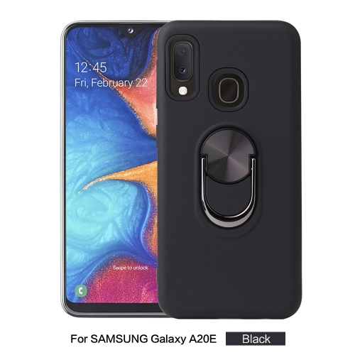 

360 Rotary Multifunctional Stent PC+TPU Case for Samsung Galaxy A20 / A30,with Magnetic Invisible Holder(Black)