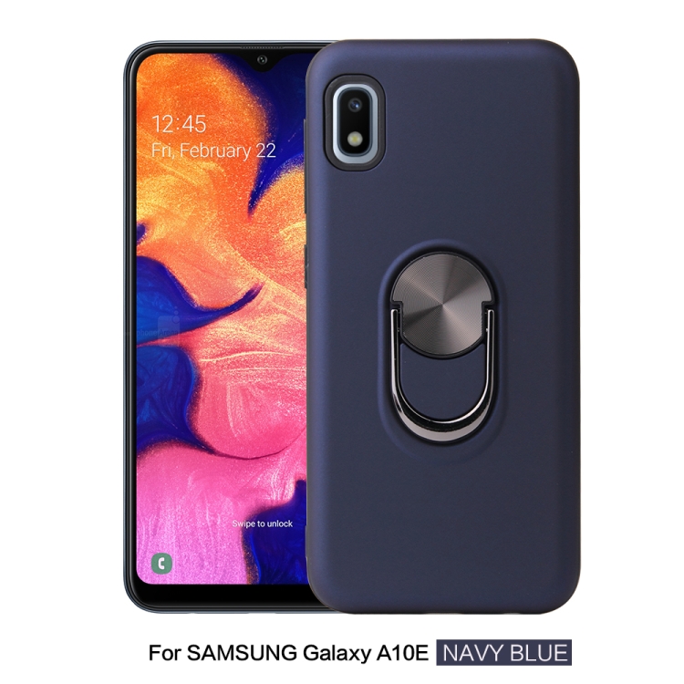 

360 Rotary Multifunctional Stent PC+TPU Case for Samsung Galaxy A10e ,with Magnetic Invisible Holder(Navy Blue)