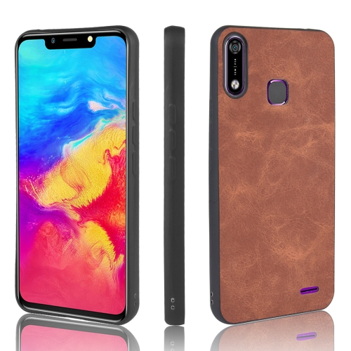 

Shockproof Sheep Skin PC + PU + TPU Case For Infinix Hot 7 / X624(Brown)