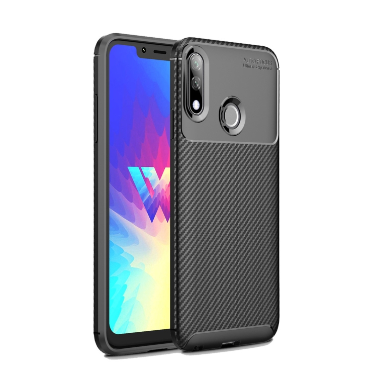 

Beetle Series Carbon Fiber Texture Shockproof TPU Case for LG W10(Black)