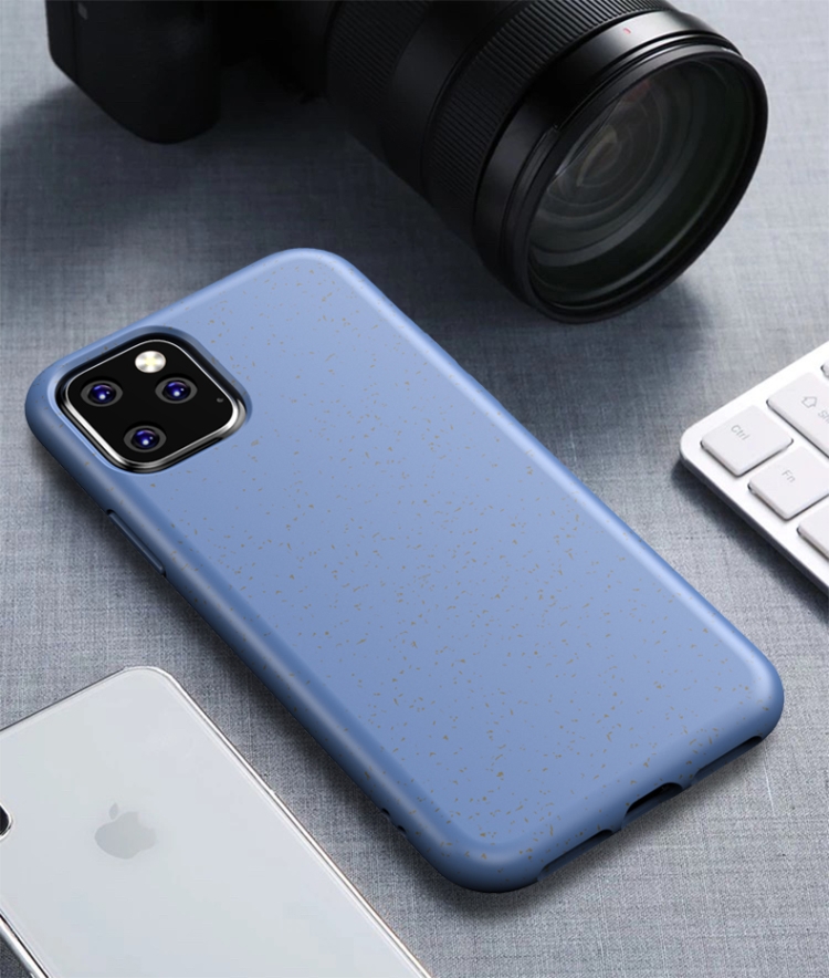 

Starry Series Shockproof Straw Material + TPU Protective Case for iPhone 11(Blue)
