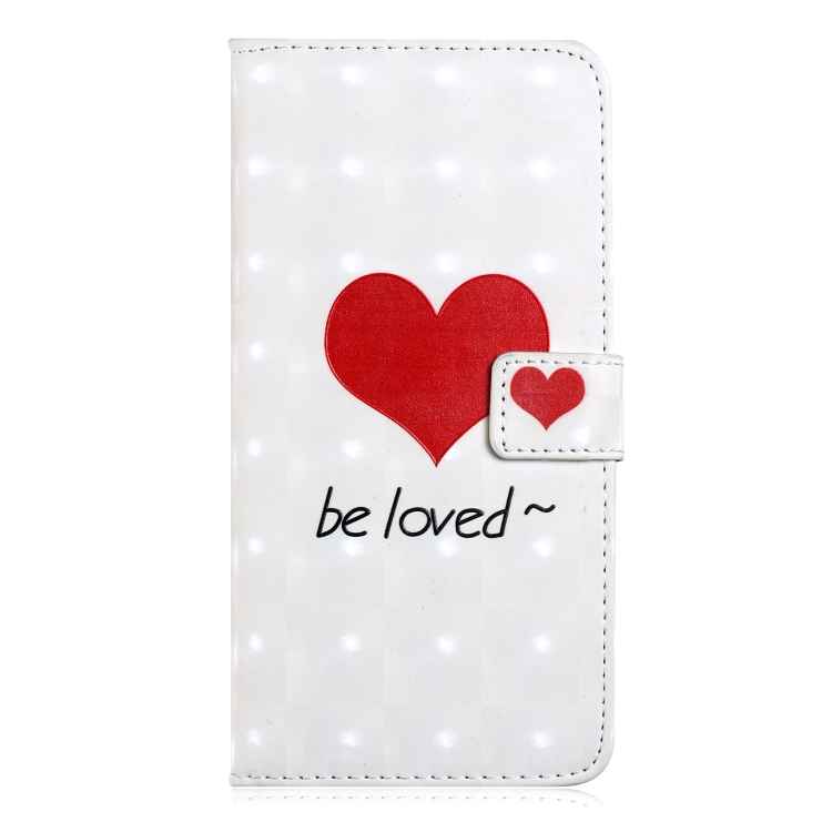 

3D Painted Pattern Left and Right Open Holster, With Stand & Card Slot & Wallet For Galaxy S10(Love)
