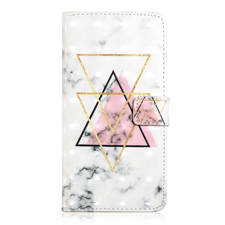 

3D Painted Pattern Horizontal Flip Leather Case with Stand & Card Slot & Wallet for Galaxy S10e(Triangle)