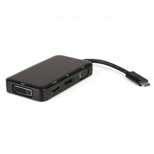 

USB-C / Type-C to HDMI DP Displayport VGA DVI, USB-C to HDMI VGA 1080P Video Converter Adapter for Macbook Dell Xps