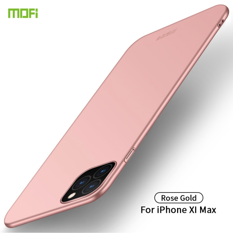 

MOFI Frosted PC Ultra-thin Hard Case for iPhone 11 Pro Max(Rose gold)