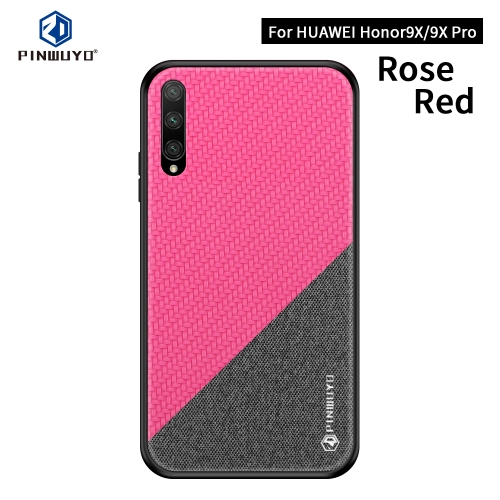 

PINWUYO Honors Series Shockproof PC + TPU Protective Case for Huawei Honor 9X / Honor 9X Pro(Red)