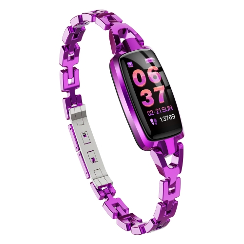 

DR66 0.96 inch IPS Color Screen Women Smart Watch IP67 Waterproof,Support Call Reminder /Heart Rate Monitoring/Sedentary Reminder/Sleep Monitoring/Predict Menstrual Cycle Intelligently(Purple)