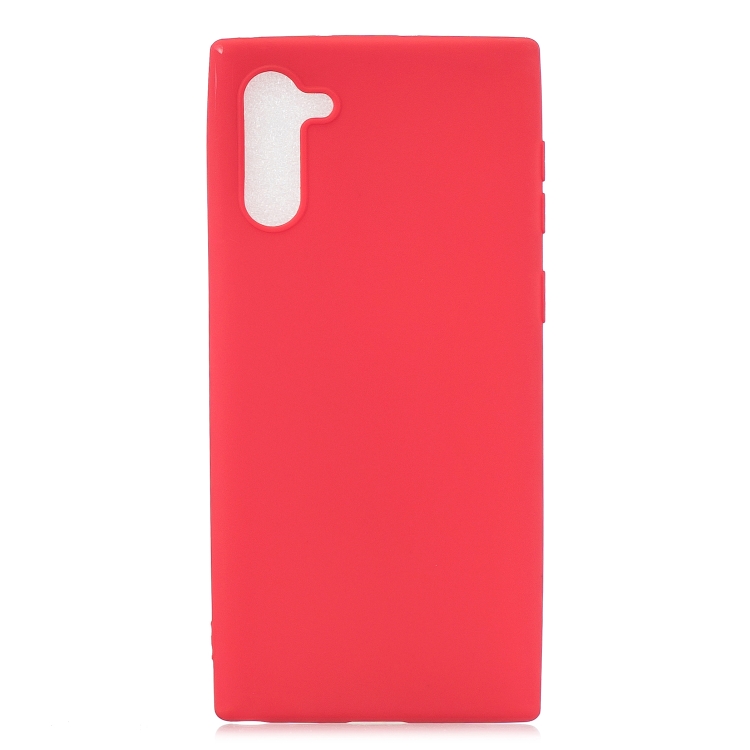 

Frosted Solid Color TPU Protective Case for Galaxy Note10(Red)