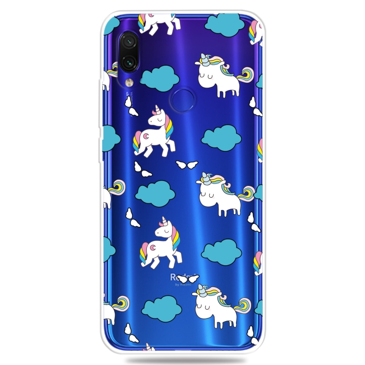 

Fashion Soft TPU Case 3D Cartoon Transparent Soft Silicone Cover Phone Cases For Xiaomi Redmi Note7 Pro / Redmi Note7 / Redmi Note7S(Cloud Horse)