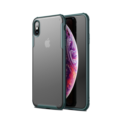 

Scratchproof TPU + Acrylic Protective Case for iPhone X / XS(Dark Green)